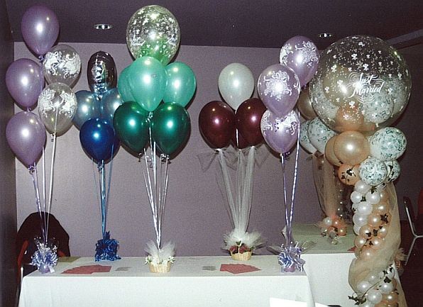 Balloon Centerpiece, Wedding Centerpiece Ideas