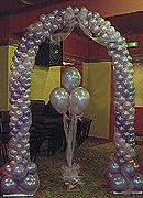 Decoration with balloons for wedding