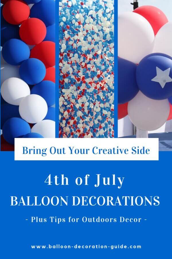 4th of July Decorations With Balloons
