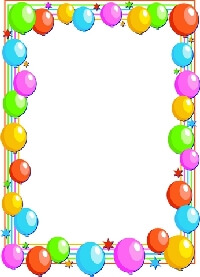 Balloon Borders Clipart