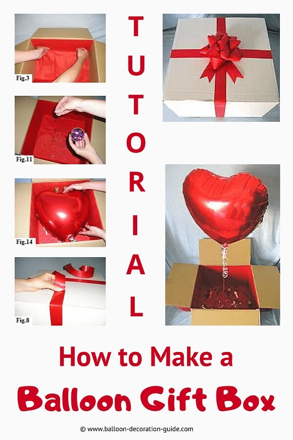 DIY Balloon Box | How to Make a Balloon Gift Box