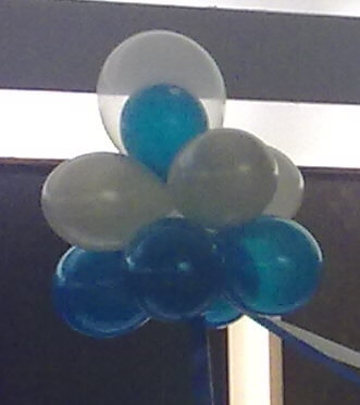 Balloon Clouds: Example of a Cloud 9 Decoration