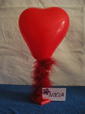 Marabou Balloon Heart