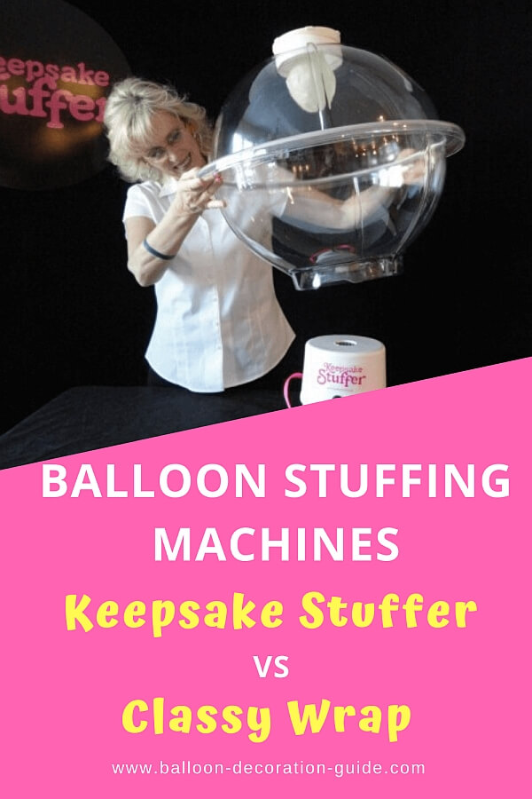 Balloon Machine Keepsake Stuffer STRETCHER ONLY a classy way to wrap 