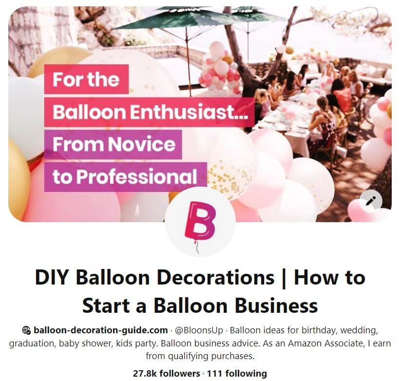 Balloon Decoration Guide on Pinterest