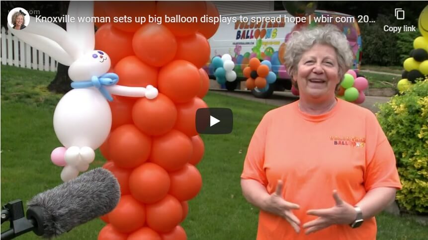 Christine Maentz from Volunteer Balloons in a news interview.
