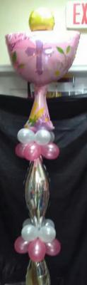 1st Communion Balloon Decoration