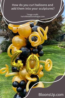 How to Add Extra Flair with Curly Balloons | Share or pin for later!
