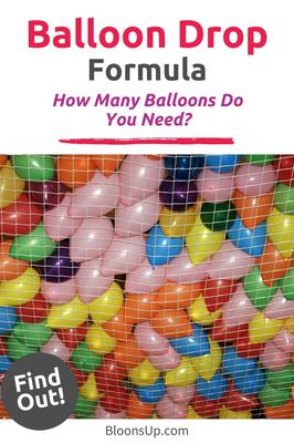 Balloon Drop Formula - How many balloons do you need?