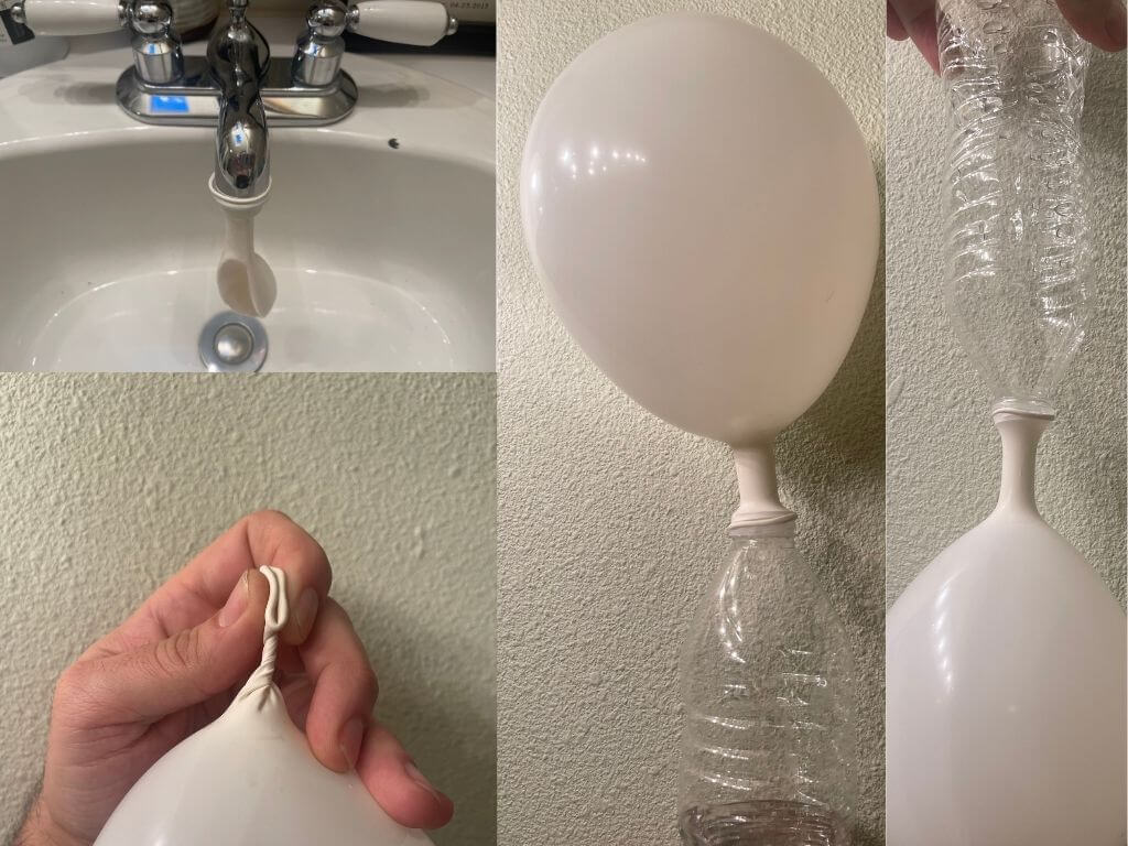 How to make a water balloon weight.