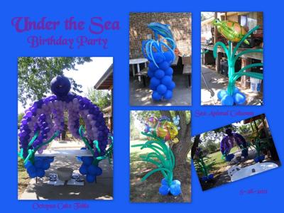 Under the Sea Themed Birthday Party