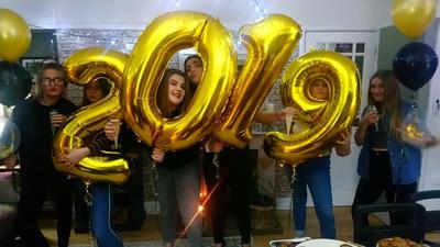 Celebrating New Year with Balloon Letters