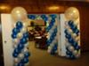 Balloon Columns On Custom Frame
