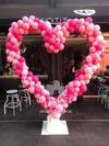 Example of a Balloon Heart with Base [Image Source: UltimateBalloons.com.au]