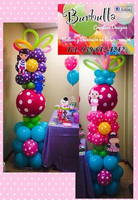 Flower Balloon Column