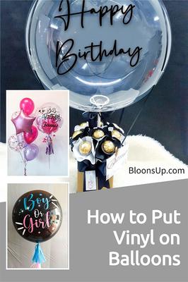 Vinyl on Balloons: Share or pin for later [Image credit: thefloristmarket.com | @lovefactorybga]