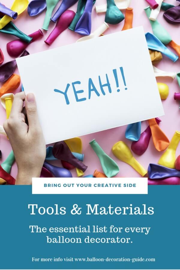 Balloon Decorating Tools and Materials Balloon Decoration Guide
