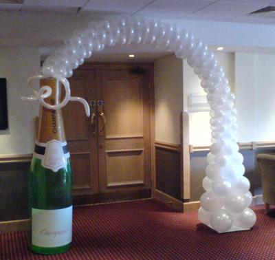 Champagne Botttle Arch