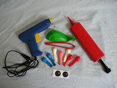 Funny Balloon Face - Materials