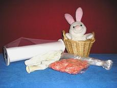 Materials for creating a hot air balloon model