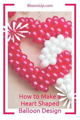 How to Make a Heart Shaped Balloon Decoration | Please Share or Pin for Later!