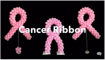 Cancer Ribbon Balloon Tutorial [Source: Ask Me For a Balloon]